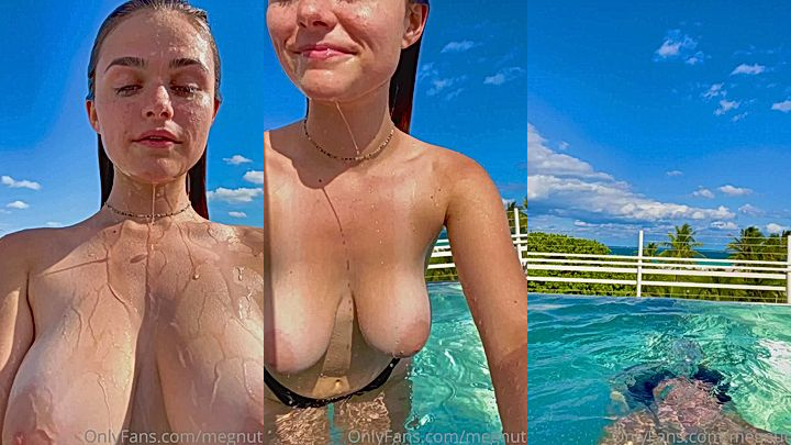 Swimming Around Topless Megnutt Nude